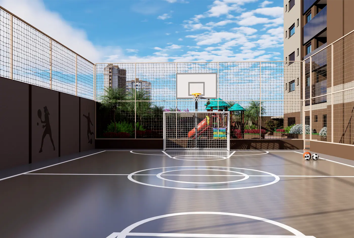 Quadra recreativa